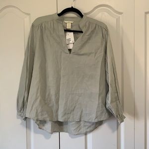 Linen blend top from H&M
